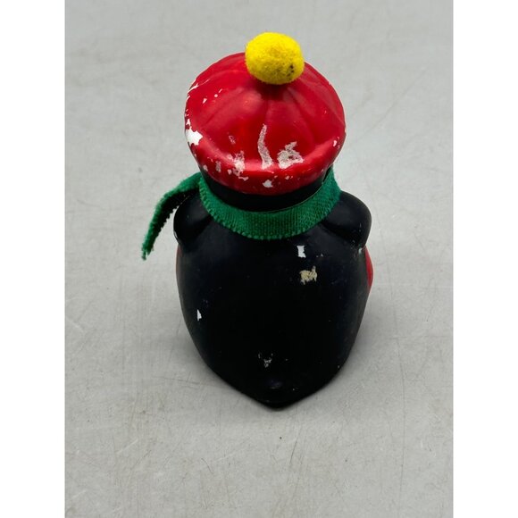 Vintage Giftco Noel Penguin Figurine Christmas ornament bell Decor 3.25" READ - Picture 3 of 6